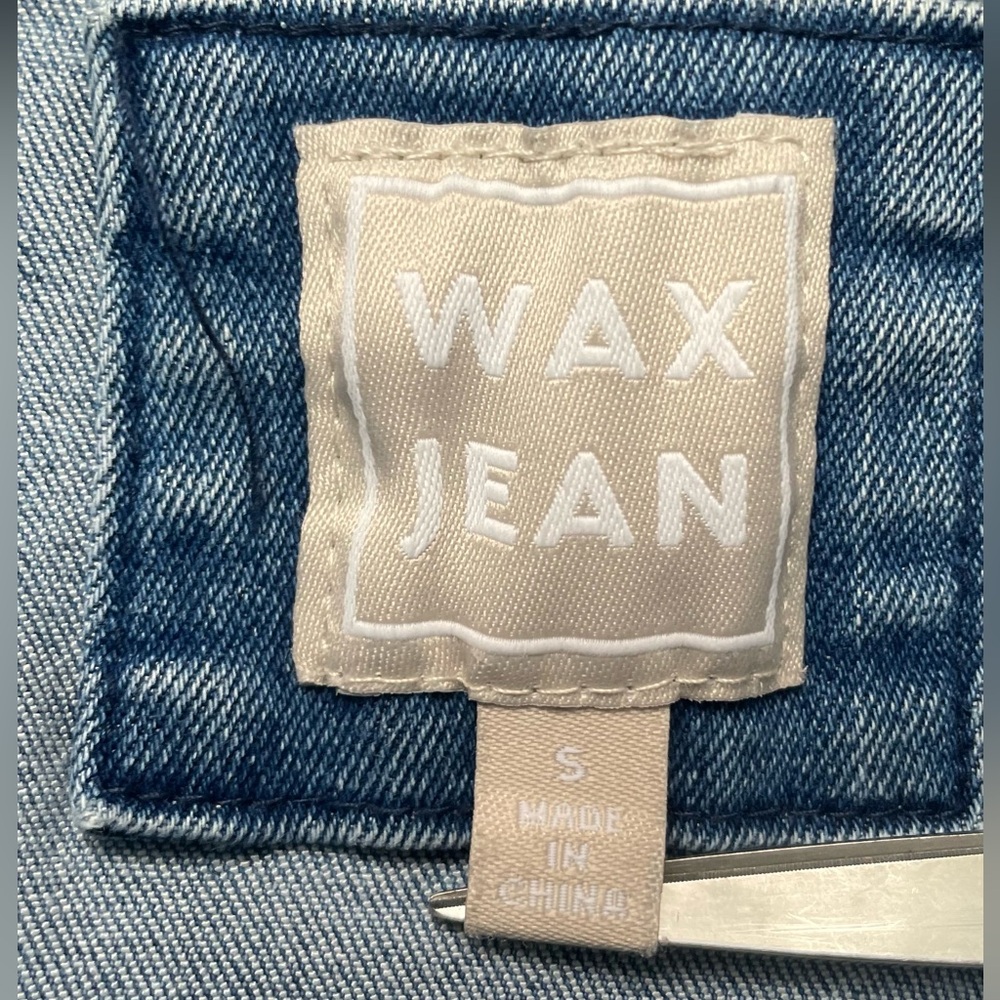Wax Jean Long Sleeve Denim Jacket - Picture 3 of 10